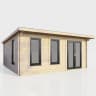 Power Sheds 18 x 14 Power Pent Log Cabin Doors to the Right 44mm