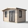 Power Sheds 8 x 12 Power Chalet Log Cabin Doors to the Right 44mm