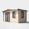Power Sheds 8 x 14 Power Chalet Log Cabin Doors to the Left 44mm