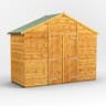 Power Sheds 4 x 10 Power Apex Windowless Double Door Garden Shed