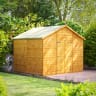 Power Sheds 8 x 10 Power Apex Windowless Double Door Garden Shed