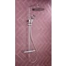 Aurajet Aio Thermostatic Cool Touch Bar Shower With Diverter Chrome