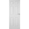 Premdor Internal 6 Panel Textured White Primed Door 2040 x 926 x 40mm