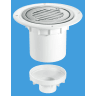 McAlpine 75mm Water Seal Gully with Vertical Outlet for Sheet Flooring