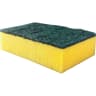 Cleenol Scourer Foam Back 10 Pack 140 x 90 x 350mm Green/Yellow