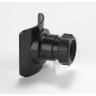 McAlpine Mechanical Soil Pipe Boss Connector Black