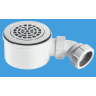 McAlpine Water Seal 90mm Shallow Shower Trap with 1½