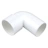 Wavin OsmaWeld Spigot Bend 90° 50mm White