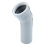 Wavin Osma Waste Push-Fit Spigot Bend 30° 40mm Grey