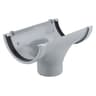 Wavin Osma RoofLine Running Outlet 150mm Grey