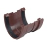 Wavin Osma DeepLine Gutter Union 113mm Brown