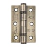 Raptor Grade 7 Ball Bearing Hinge 76x51mm Antique Bronze Plated Pack of 2