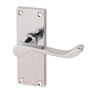 Raptor Victorian Scroll Lever Latch Set<BR>Polished Chrome