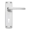 Raptor Aluminium Lock Handle Satin Aluminium