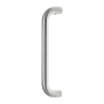 Raptor D Shape Stainless Steel Fire Rated Pull Handle 229x19mm<BR>Satin Stainless Steel