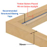 Sterling 300 x 300mm Insulated Upstand for Flat Roof Skylight