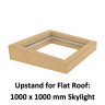 Sterling 1000 x 1000mm Insulated Upstand for Flat Roof Skylight