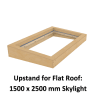 Sterling 1500 x 2500mm Insulated Upstand for Flat Roof Skylight