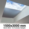 Sterling 1500x3000mm Electric Blinds for Flat / Pitched Roof Skylights