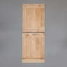 Heritage 4 Ledged Stable Oak Rustic Custom Sized Door
