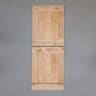 Heritage 4 Ledge Stable Oak Door Rustic - Custom Size to 2150 x 950mm