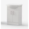 Maeve 560mm Basin Unit & Basin White Gloss