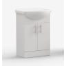 Maeve 655mm Basin Unit & Basin White Gloss