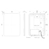 Svallbard 500 x 700mm Rectangle Back-Lit LED Mirror