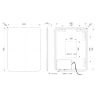 Svallbard 600 x 800mm Rectangle Back-Lit LED Mirror
