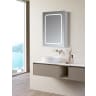 Fulla 500mm 1 Door Front-Lit LED Mirror Cabinet