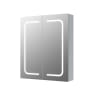 Fulla 600mm 2 Door Front-Lit LED Mirror Cabinet