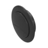 Dual Push Button Cover (Rod) Matt Black