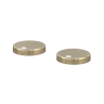 Toilet Seat Cover Caps Brushed Brass