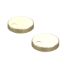 Toilet Seat Cover Caps Brushed Brass