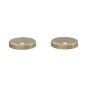 Toilet Seat Cover Caps Brushed Brass