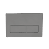 Rectangle Push Button Flushplate Chrome