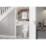 Mist Rimless Back To Wall WC & Wrapover Soft Close Seat