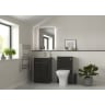 Radiance 510mm Floor Standing Furniture Pack White Gloss With Chrome Finishes