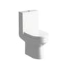 Radiance 410mm Floor Standing Basin Unit & Closed Coupling Toilet Pack White Gloss