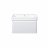 Astrid 605mm Wall Hung 1 Drawer Basin Unit & Basin Matt White
