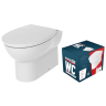 2Go Rimless Back To Wall WC & Soft Close Seat