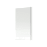 Square Bath Screen 6mm Chrome 800 x 1400mm