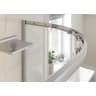 Sigrid 900mm 2 Door Quadrant Chrome