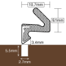 Stormguard 'Q' Lon Aquamac 21 Seal Brown 10m