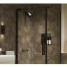 Showerwall Niche With Led Light Strip Matt Black 305 x 305 x 120mm