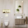 Showerwall Niche Brushed Brass 610 x 305 x 120mm