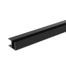 Showerwall EC7 Alu Extrusion External Black Matt 11mm x 2450mm