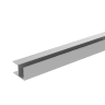 Showerwall EC2 Alu Extrusion External Satin Silver 11mm x 2450mm