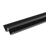 Showerwall IC7 Alu Extrusion Internal Black Matt 11mm x 2450mm