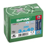 SPAX  Stainless-Steel Universal Woodscrews T15 T-Star Plus Bit Recess 3.5 x 40mm Box of 200
